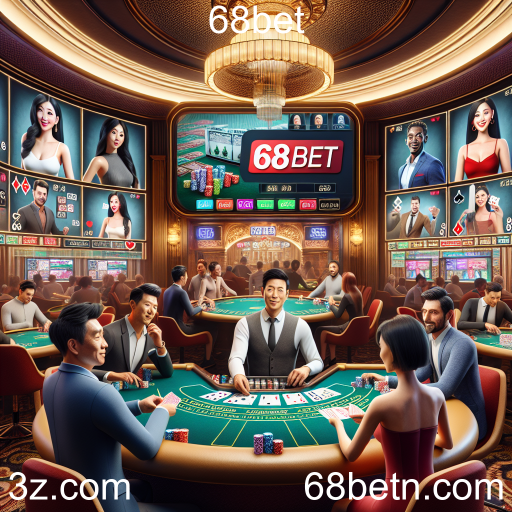 Descubra a Emoção do Cassino ao Vivo no 68bet